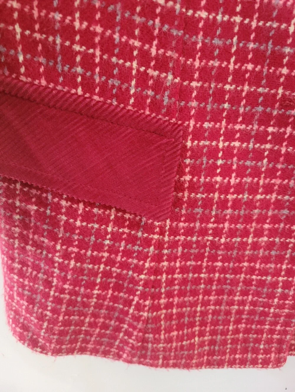 VTG Jantzen XS 40s Red Tweed Women's Jacket Corduroy Wide Collar